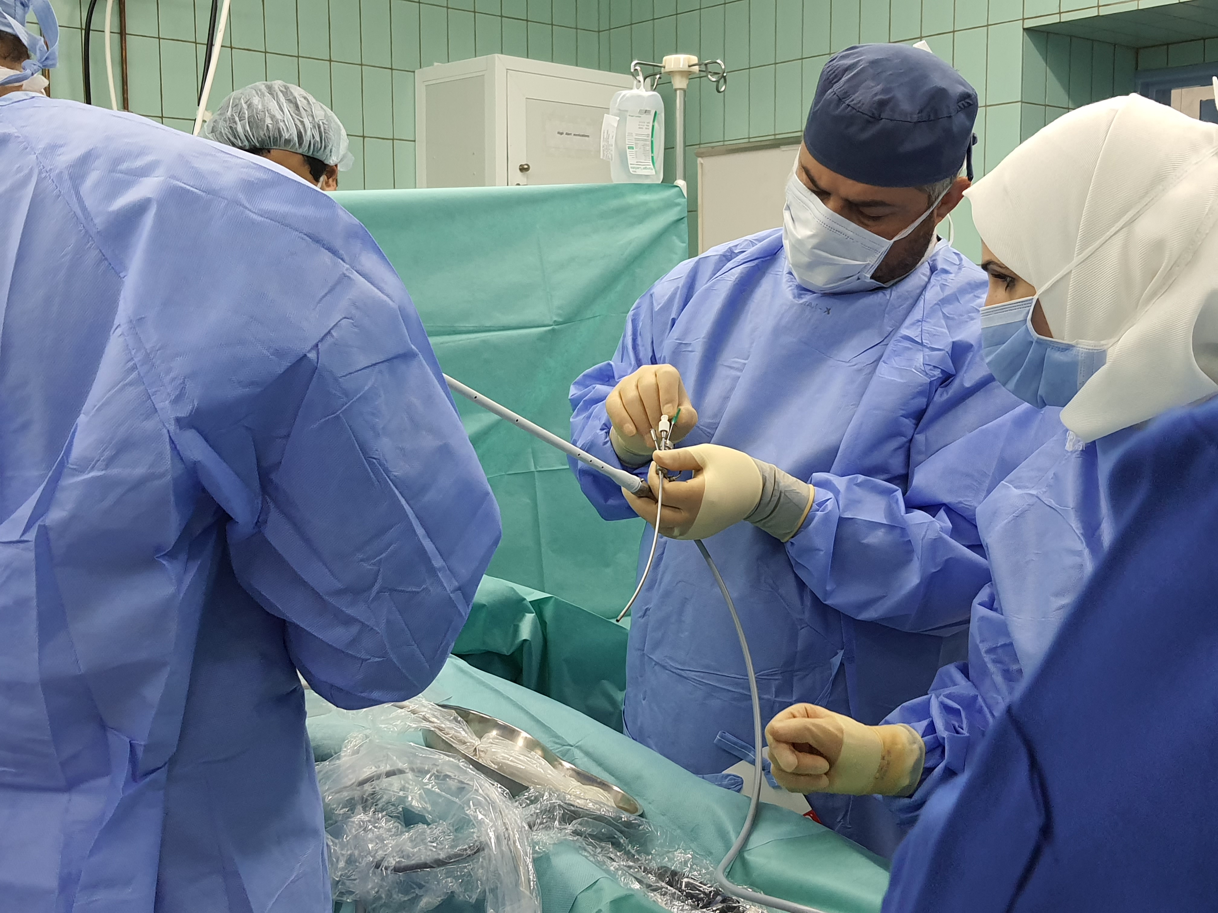 Fetal surgery procedure